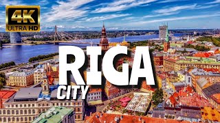 Riga City In 4K By Drone - Amazing View Of Riga, Latvia