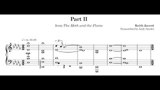 Keith Jarrett –The Moth and the Flame, Part II - Transcription