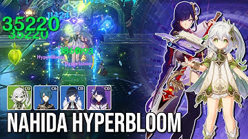 HYPERBLOOM BARRAGE! C0 Nahida-Raiden Hyperbloom [3.2 Abyss Showcase]