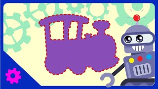 Lottie Dottie Mini | Robot Factory - Train | Kids Cartoons