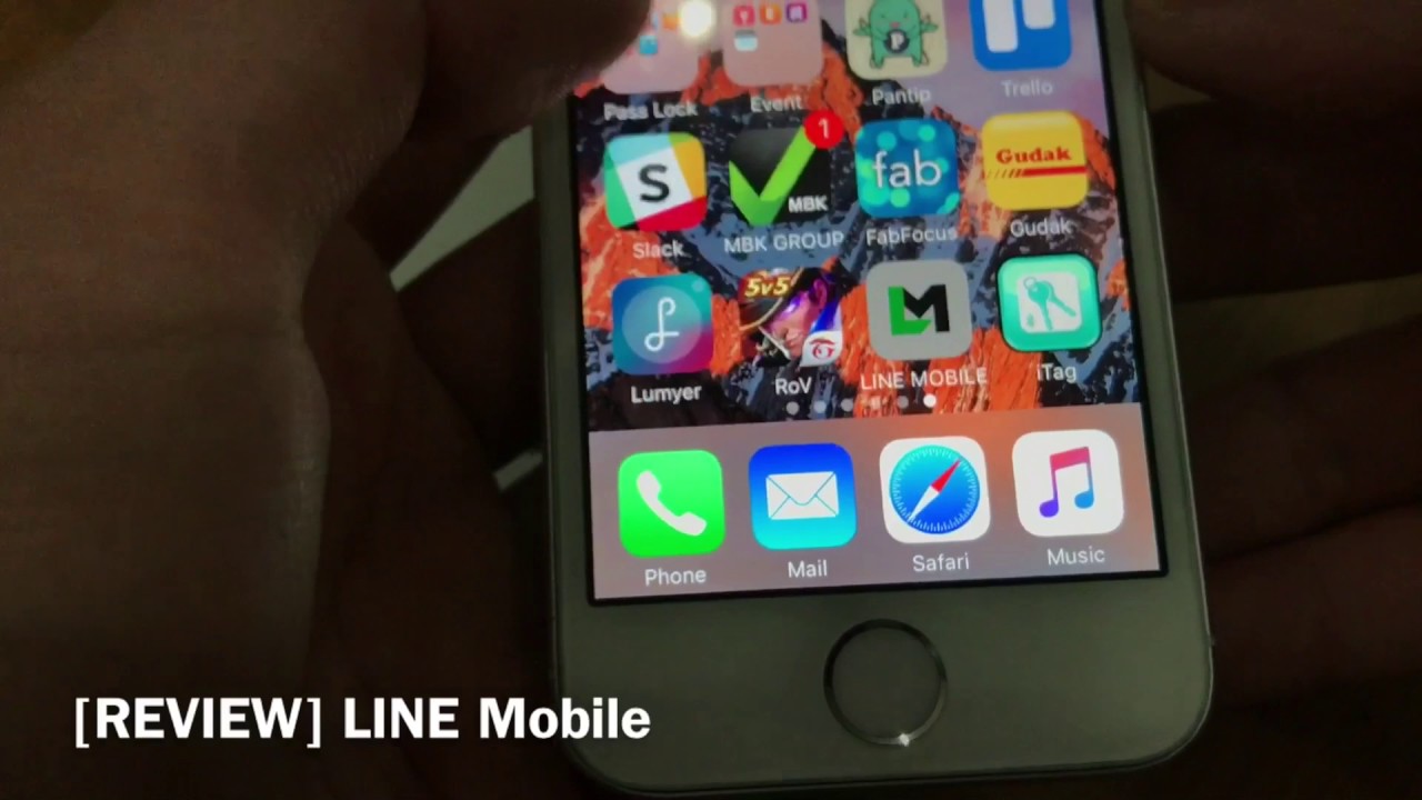 [REVIEW] LINE Mobile - YouTube
