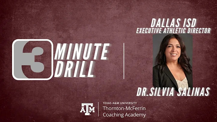 3 Min Drill Podcast: Dr Sylvia Salinas