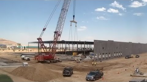 Construction Progress on Plant Prefab