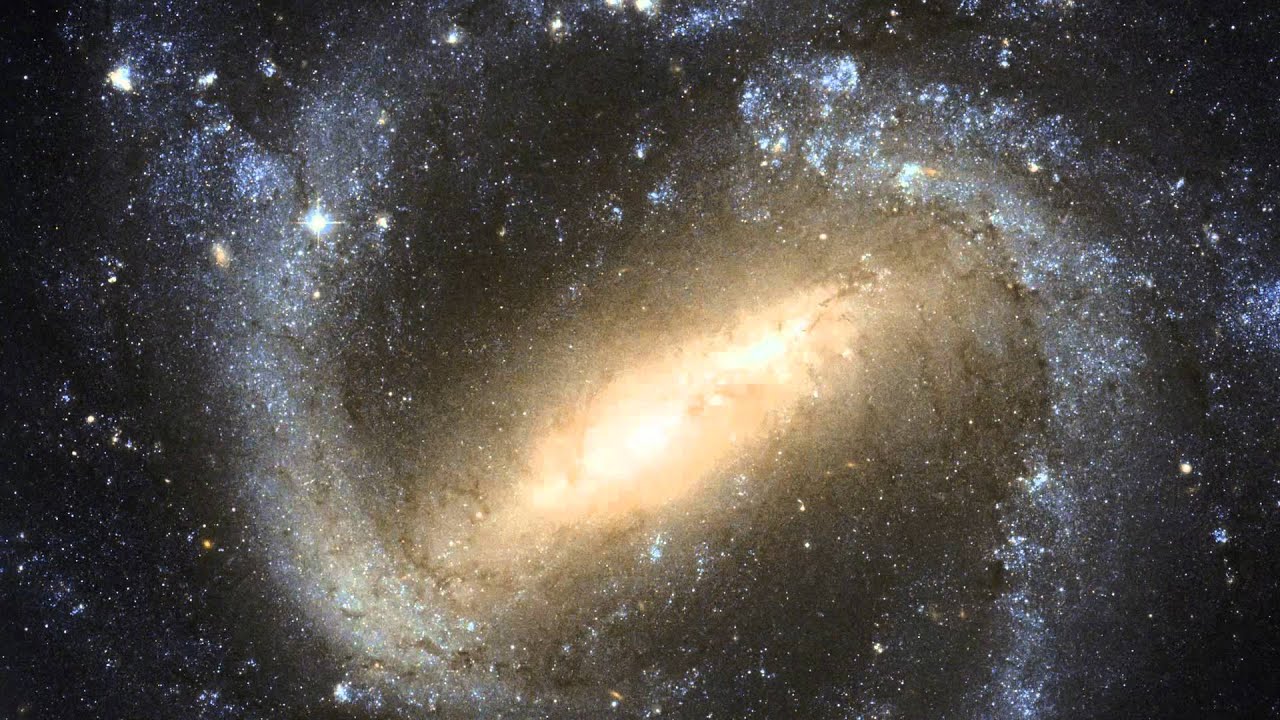 Hubble Barred Spiral Galaxy Ngc 1073 1080p Youtube