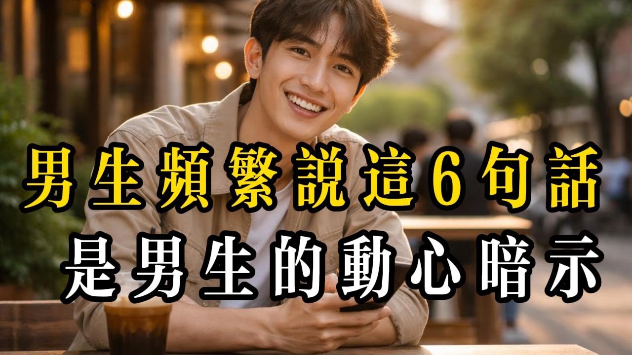 男生對你說過這 6 句話嗎？ 別懷疑，他早就對你動了心