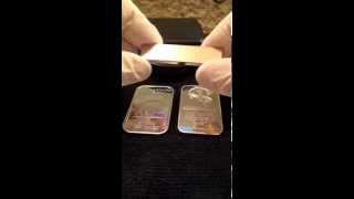 2 ways to spot a fake Silver bar