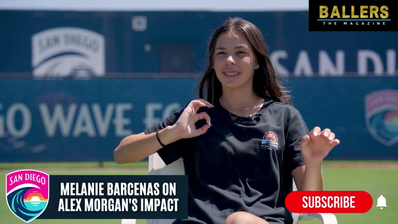 Melanie Barcenas on Alex Morgan’s Impact on and off the Pitch❤️⚽| San Diego Wave | NWSL | Exclusive