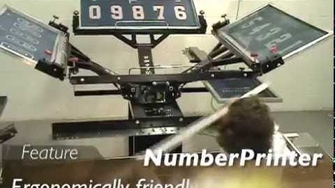 NumberPrinter athletic numbering machine features