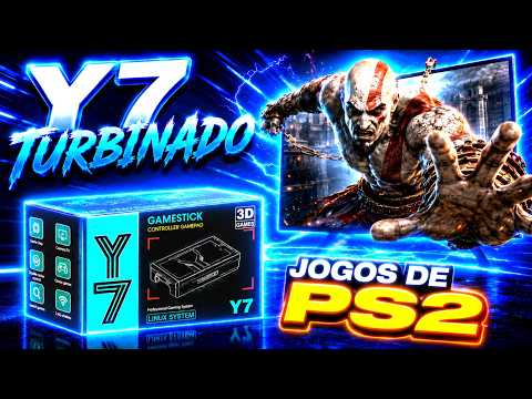 TESTEI o Novo SISTEMA de 2026 para Game Stick Y7 com JOGOS iguais de PS2