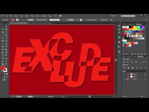 How to Exclude Overlapping Shapes in Adobe Illustrator