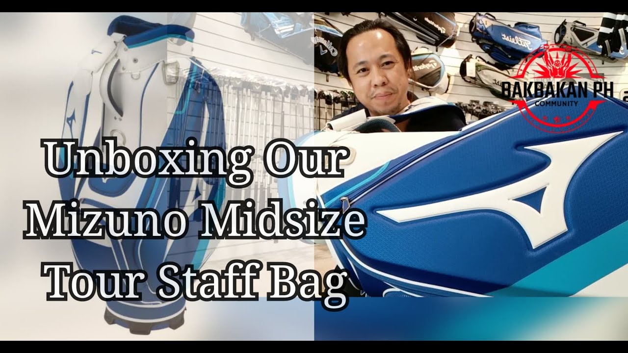 Mizuno Midsize Tour Staff Bag 2021 (Unboxing & Reviews)
