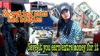 Recycling Cans and Bottles/ How I earn money from it