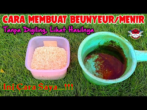 Membuat Meniran Beras