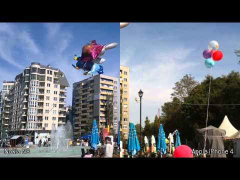 Nokia N8 vs Apple iPhone 4 video comparison