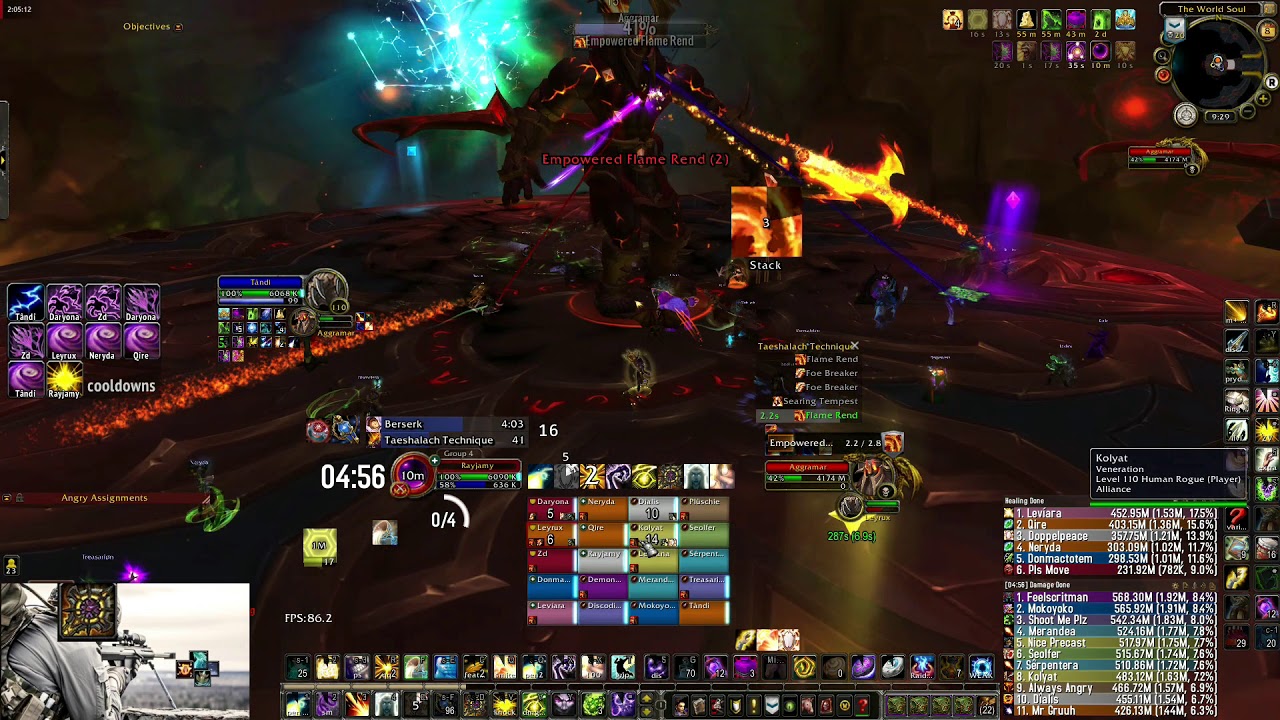 Veneration vs Mythic Aggramar - Discipline Priest POV