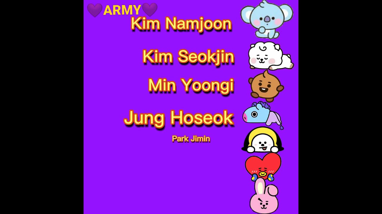 💜BTS Real Name's💜