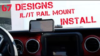 67 Designs JL Mount The Rail