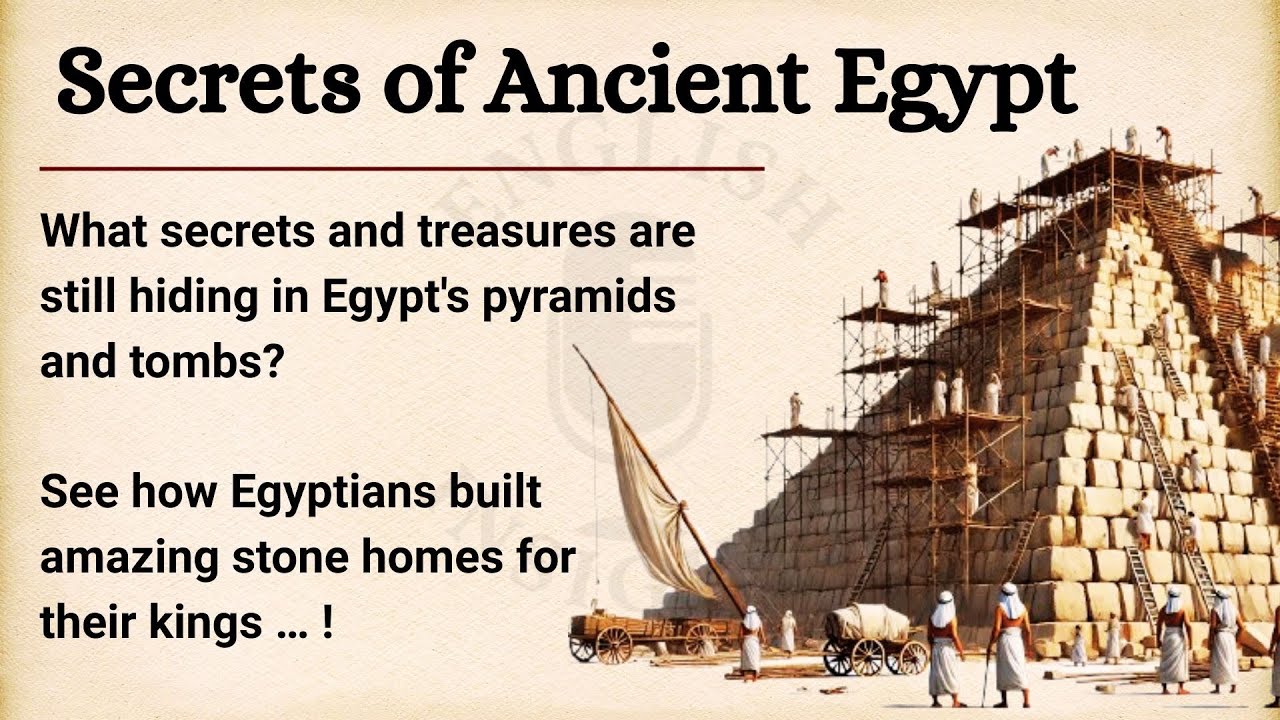 Ancient Egypt: Pyramids & Lost Tombs | 🇪🇬 Learn English Through Story Level 2 | Graded Reader 📖