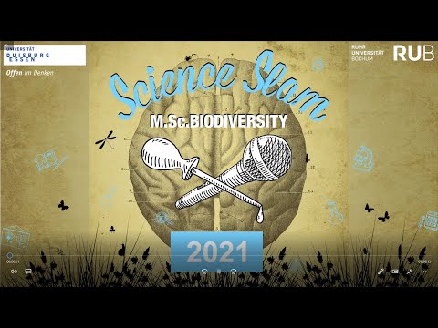 Science-Slam Master-Studiengang Biodiversität UDE & RUB