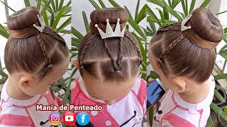 Penteado infantil da barbie