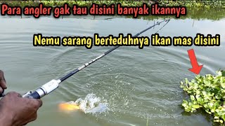 Fishing in front of Laladan Village Hall