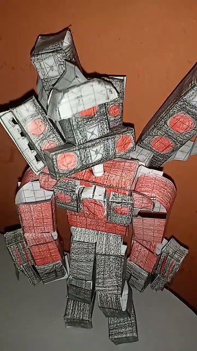 titan speakerman mejorado de papercraft #skibiditoilet #papercraft