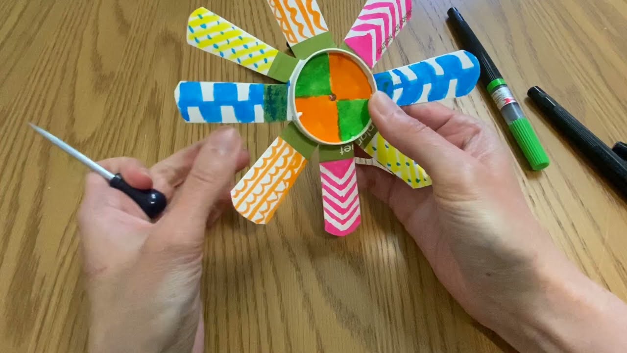 Artizan Crafty Corner #105: Paper Cup Spinner 