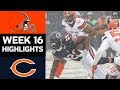 Browns vs. Bears | NFL Week 16 Game Highlights