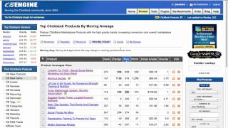 Finding Hot Products on CBEngine.com