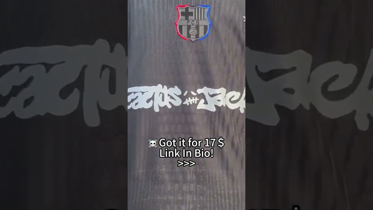 2024⧸2025 Barcelona Away Limited Edition Travis Scott Football Shirt