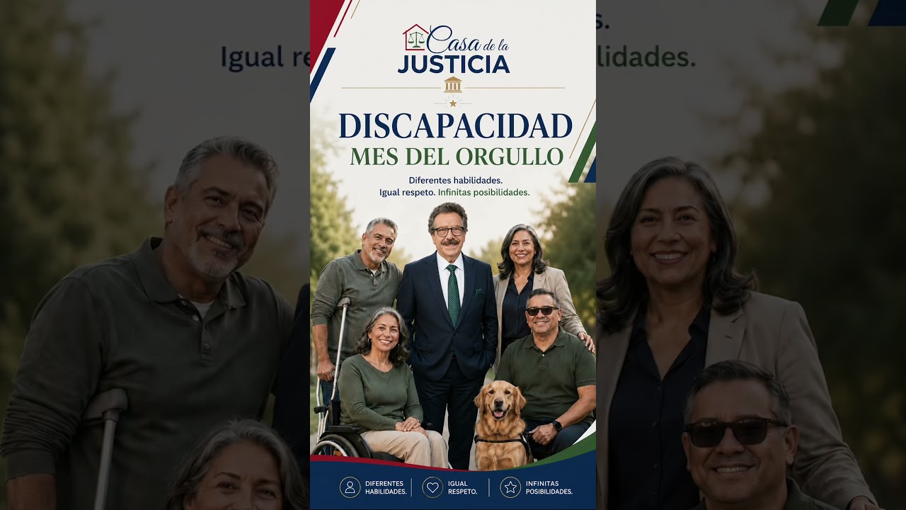 El Mes del Orgullo de Disability. Casa de la Justicia celebramos a cada persona! 1-800-840-4040 #ssi