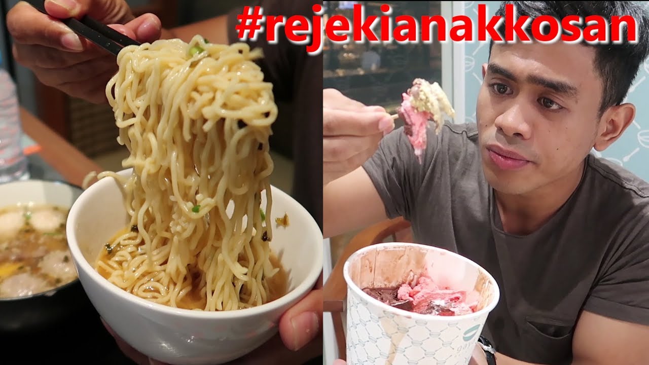 MAKAN 7 MENU + 2 MANGKOK BESAR ES KRIM | MAKAN DI MALL JAKARTA 
