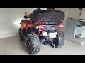 Cfmoto gladiator x1000 start up exhaust sound