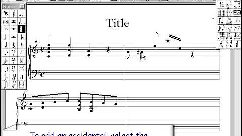 Introduction of notes and rests