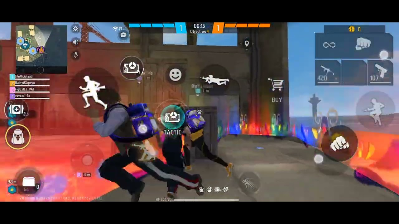 Free fire of the cs ranked booyah 