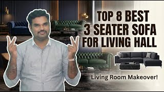 ✅ Top 8 Best 3 Seater Sofa Set In India 2026 With Price |Living Hall Sofa Set Review & Comparison