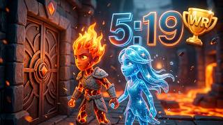 Fireboy & Watergirl: Elements | Fire Temple Any% Speedrun 5min 19s WR