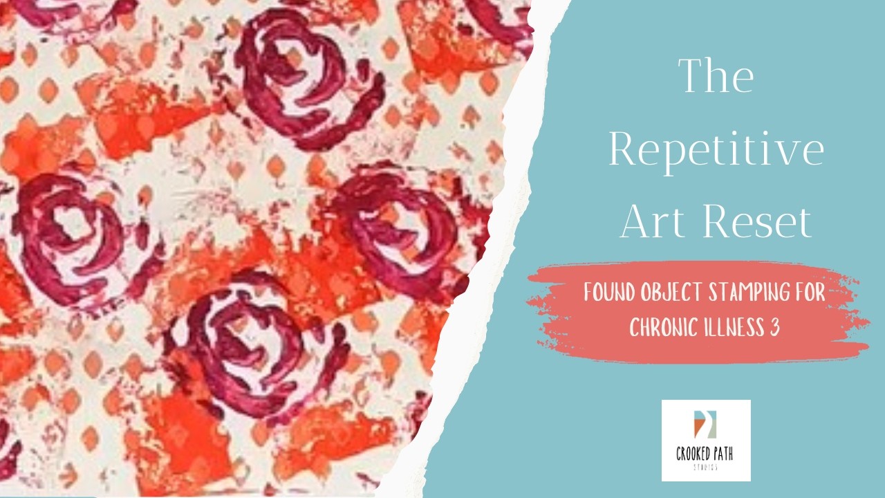 Repetitive Art Reset: Found Object Stamping 3