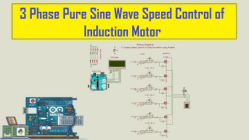 3 Phase Pure Sine Wave Speed Control of Induction Motor | Code | Schematics | PCB Design