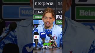 Valente voelt zich bestolen door scheidsrechter: 'Ik vind het echt heel erg' #Feyenoord #NEC