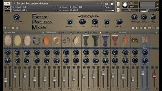 استعراض بعض ايقاعات من المكتبه العربية الشرقية Zero G Eastern Percussion
