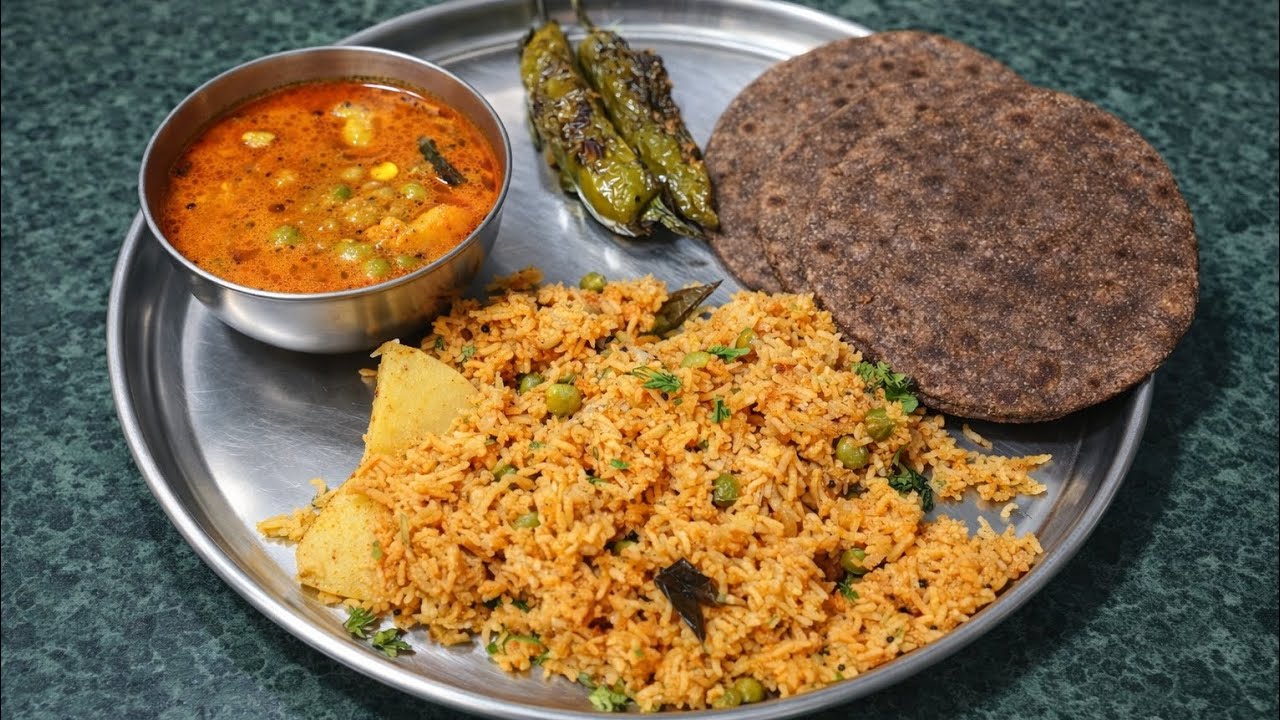 Tomato rice । टमाटर राइस। वेज रेसिपी। Indian food। Tomato pulav।