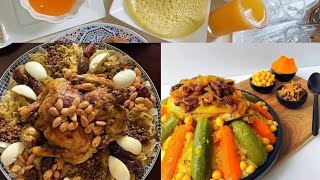 أطباق مختلفة وحلويات من المطبخ المغربي الأصيل فيديو اكتر من رائع فرجة ممتعة@oum alyanur