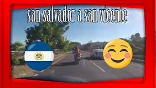 Ruta San Salvador A San Vicente