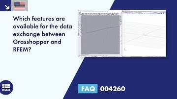 [EN] FAQ 004260 | Which features are available for the data exchange between Grasshopper and RFEM...
