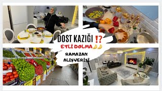 Dost Kazigi Hic Beklemezdim Mardin Usulu Dolma Ramazan Alisverisi Vlog Youtube