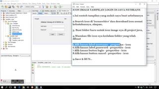 Cara menyisipkan icon di Java Netbeans