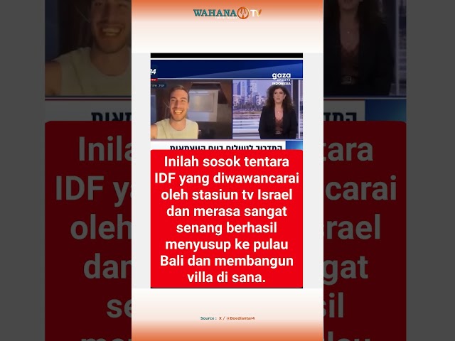 VIRAL ZIONIS FASIS IDF BISA MENETAP DI BALI