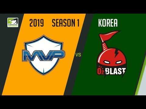 Team MVP vs O2 Blast (Part 2) | OWC 2019 Season 1: Korea - YouTube