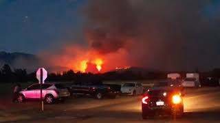 Tele-Milo Cherry Valley Brush Fire Swells To 700 Acres, Evacuations Ordered